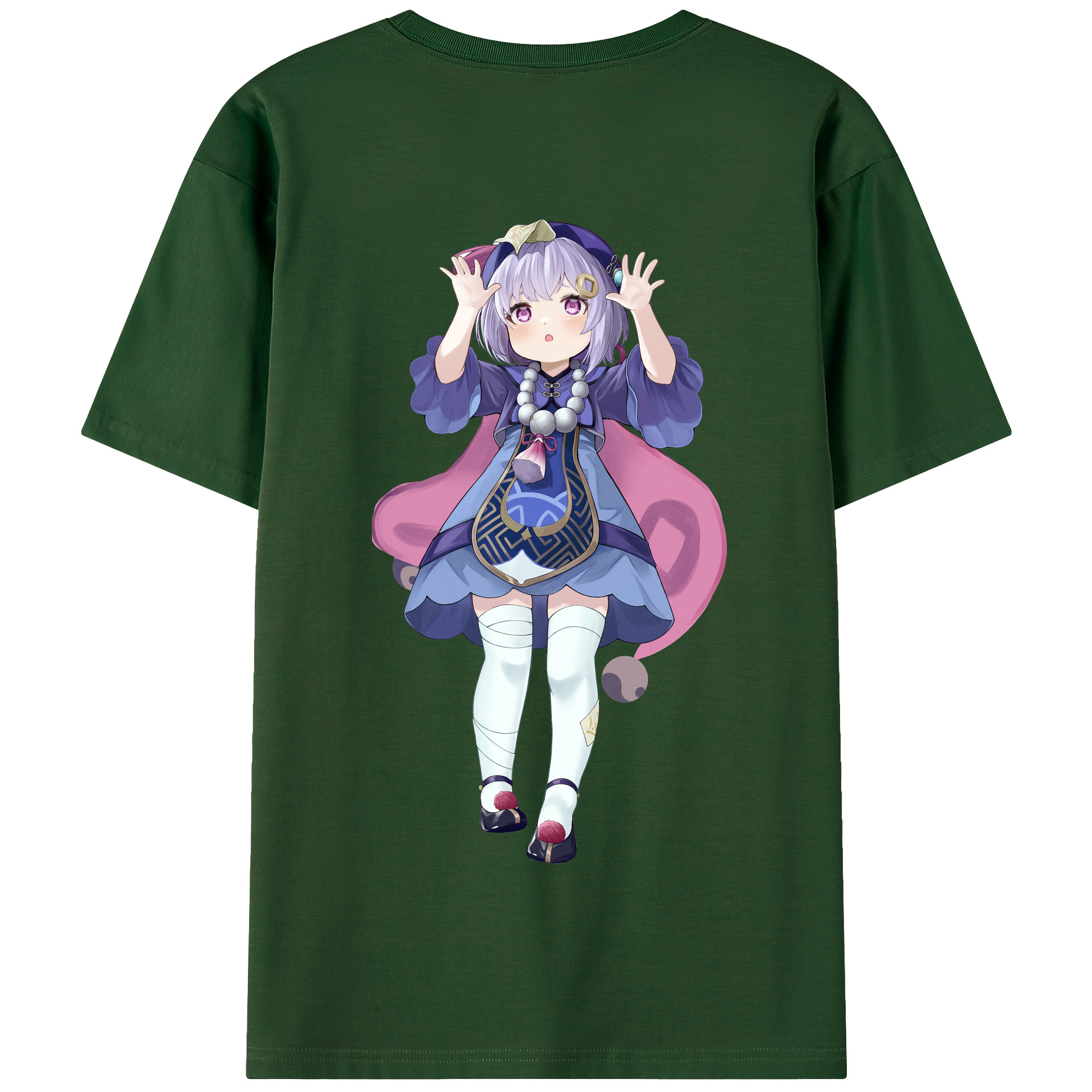 げんし神 七七 なな  genshin Nana 綿100％半袖Tシャツ（背面プリント）